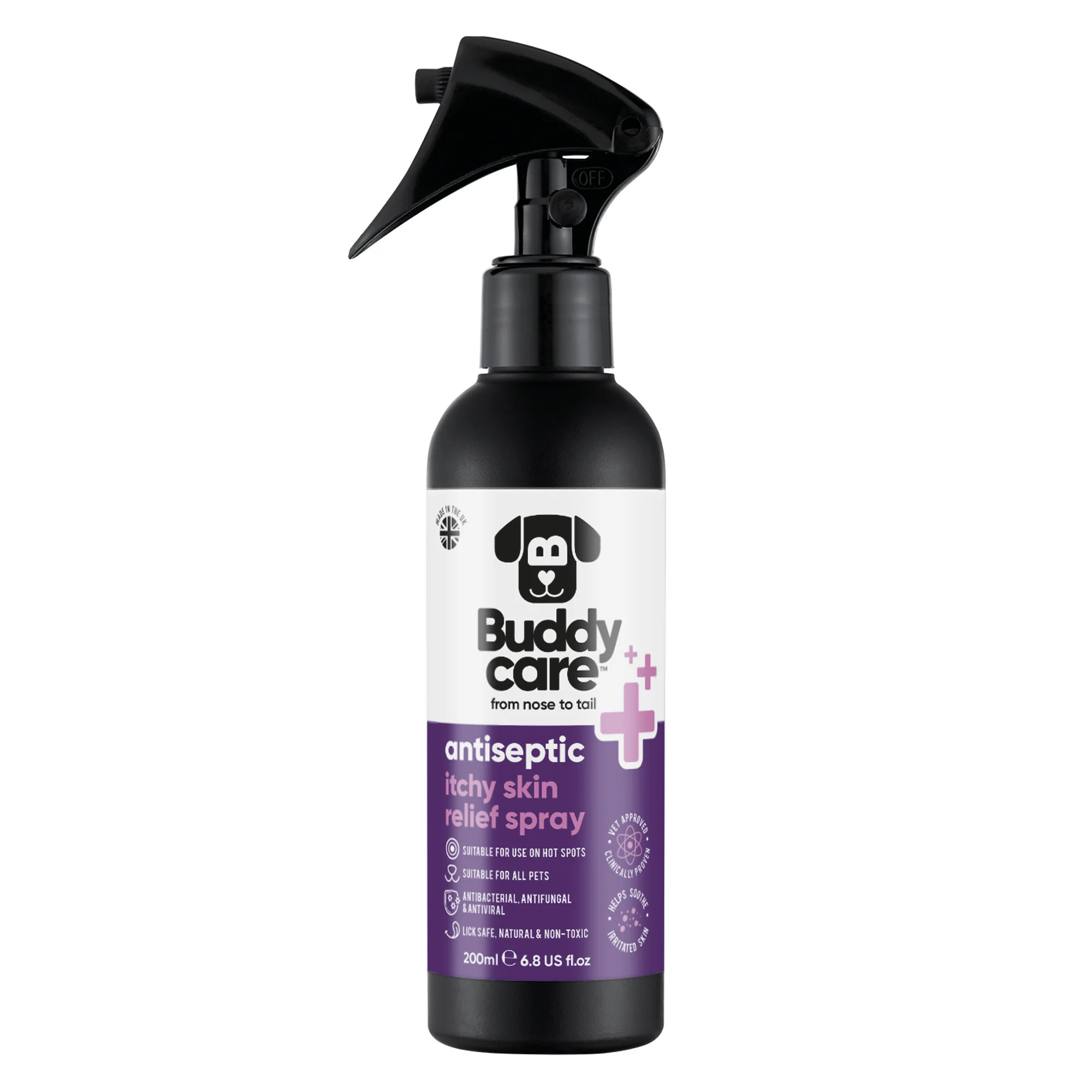 Buddycare Antiseptic Itchy Skin Relief Spray
